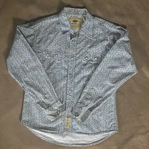 Boys Larry Mahan Cowboy Collection Pearl Snap Long sleeve shirt